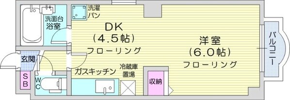 麻生駅 徒歩7分 4階の物件間取画像